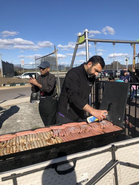 Gungahlin Mosque Garden Project and a mini-Floriade BBQ event 