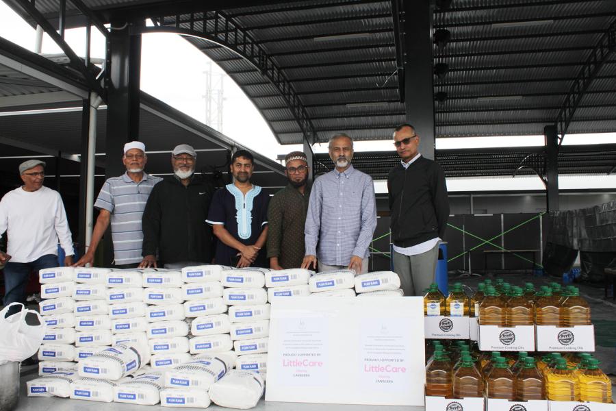 Gungahlin Mosque Food Pantry Team Distributes Food to Nearly 70 Families